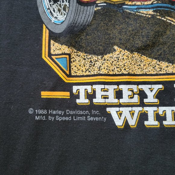 NWOT Old Harleys and Fine Whiskey They Improve with Age Men's Size L Black Shirt - Picture 3 of 5